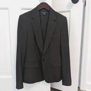 Dark Brown Theory Gabe Blazer Size 0 Pristine